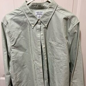 Cabin Creek Light Sage Button-Down Collar Shirt